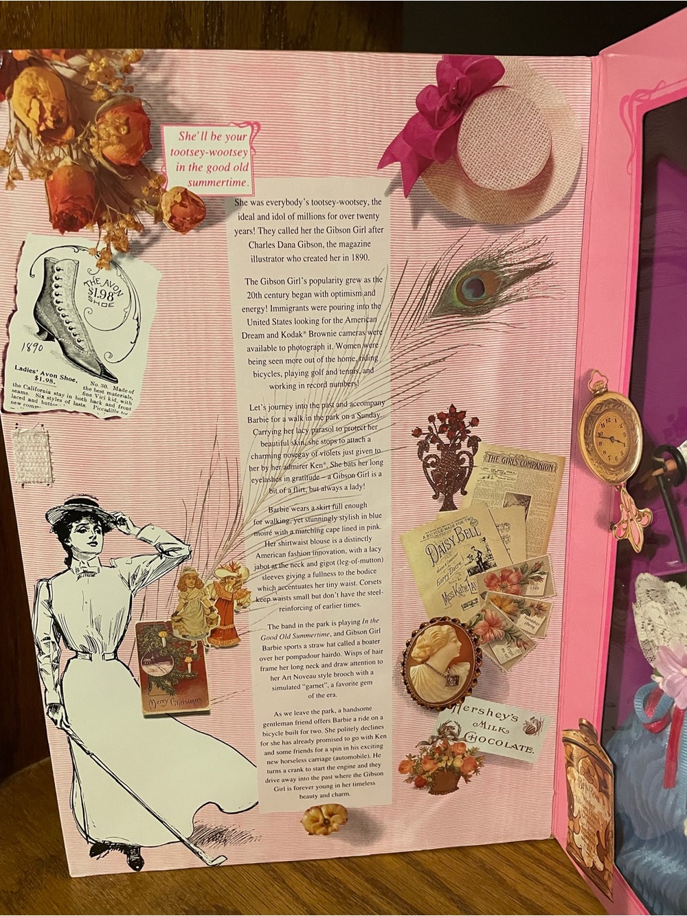 The Great Eras Gibson Girl Barbie, 1993 - Picture 4 of 5